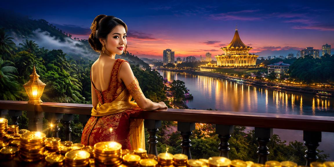 Pengguna Kuching Sarawak membuat pertaruhan jackpot dalam talian dengan mudah